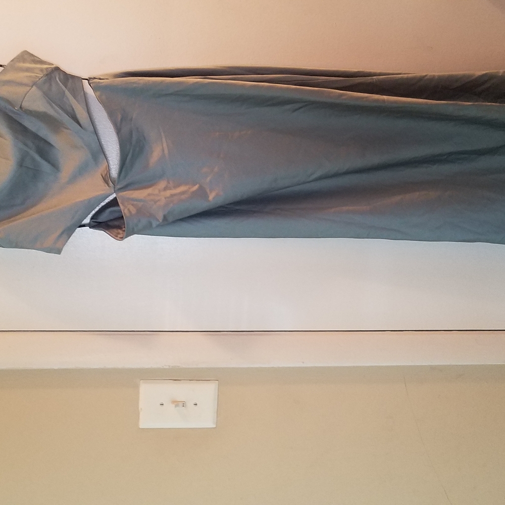 Elegant Backless Gray Dress
